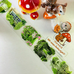 Tree-Lined Garden Scene PET Tape 2
