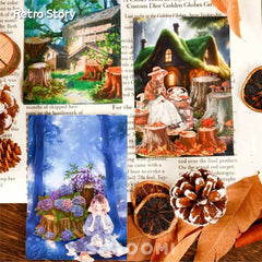 Tree Stump PET Stickers - 6 Styles Tree Stump PET Stickers (6 Styles) | Woodland Scenery Elements