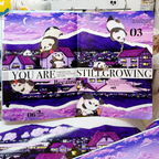 Purple night sky panda washi tape journaling at Shroomi