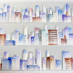 Urban Skyline PET Tape - Shroomi