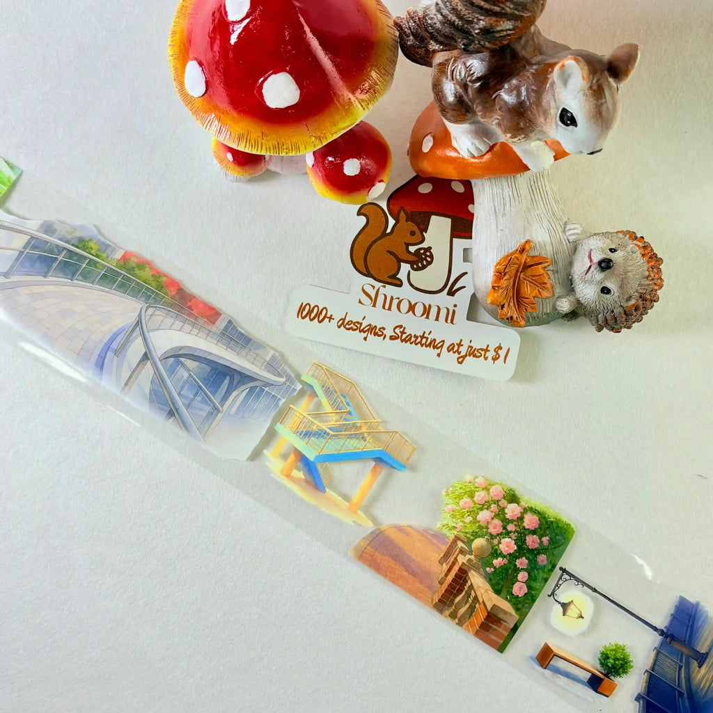 Loop 3 – PET tape showing Urban Walkway Design PET Tape Display