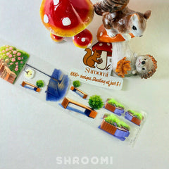 Urban Walkway Design PET Tape Urban Walkway PET Tape | Modern Bridge & Stairway Scenery