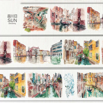 Venice Secret PET Tape - Last one left, No restock Venice Secret PET Tape | Italian Canal & Cityscape Scenery