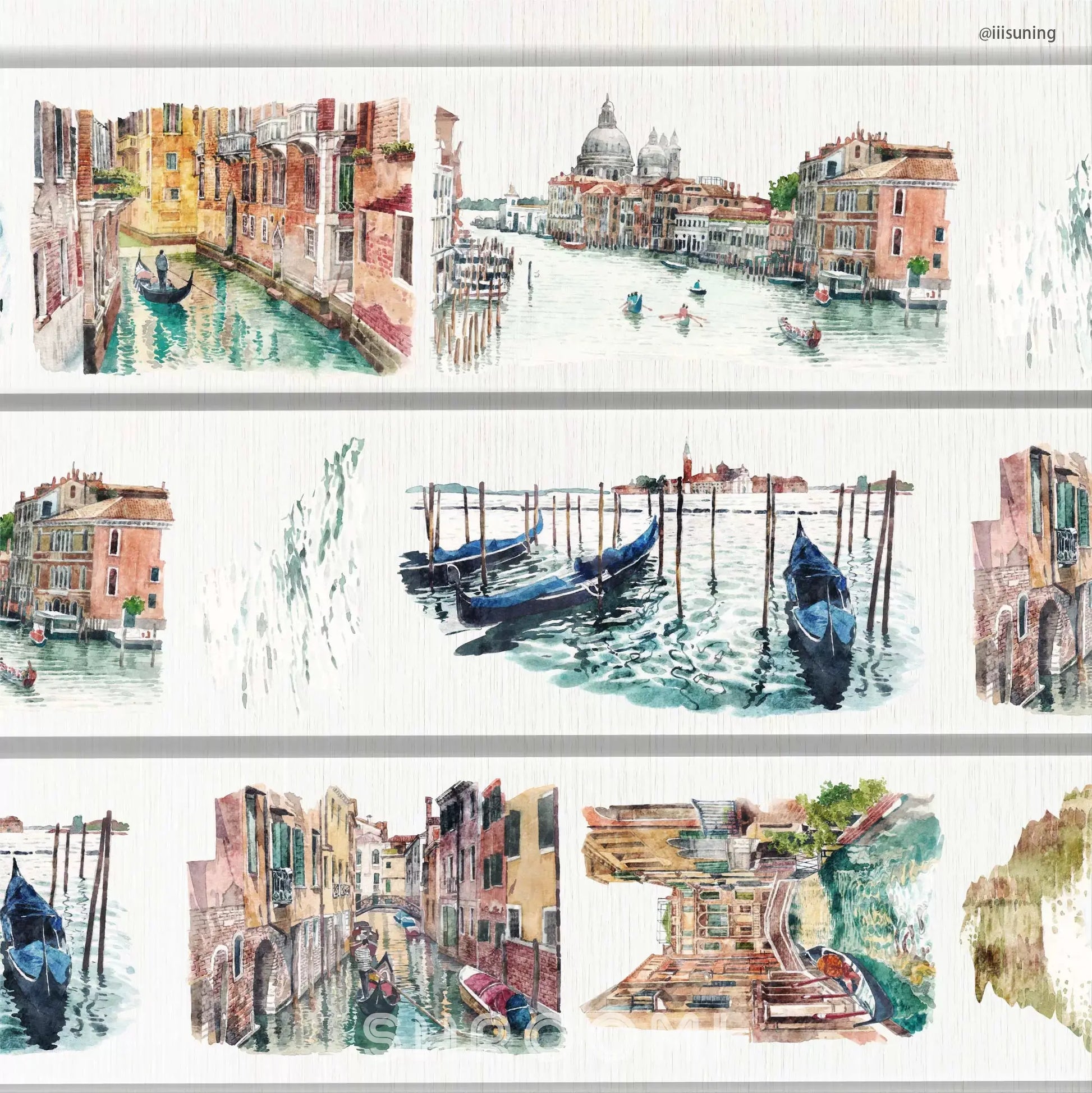 Venice Secret PET Tape - Last one left, No restock Venice Secret PET Tape | Italian Canal & Cityscape Scenery