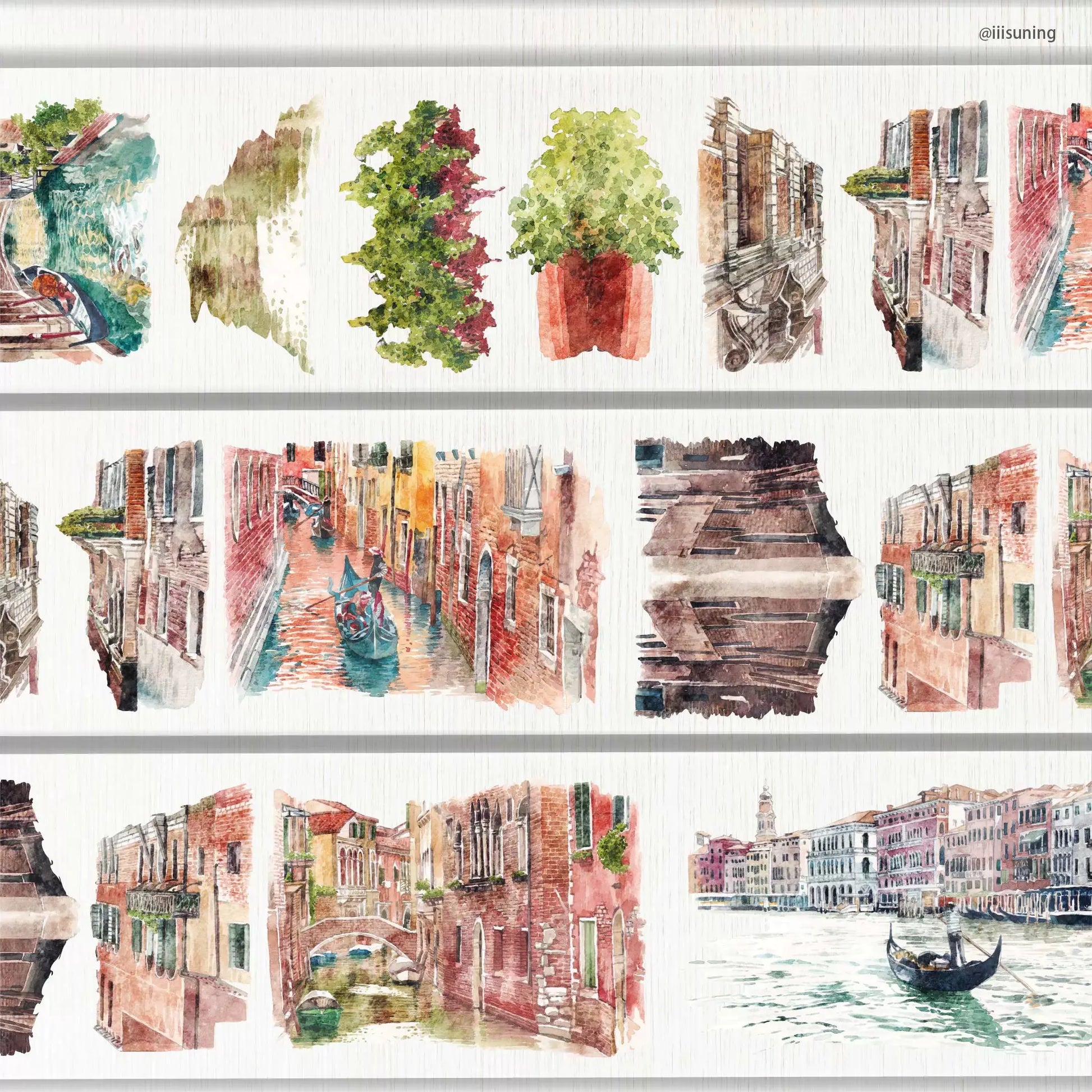 Venice Secret PET Tape - Last one left, No restock Venice Secret PET Tape | Italian Canal & Cityscape Scenery