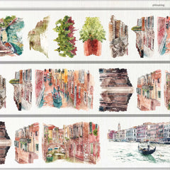 Venice Secret PET Tape - Last one left, No restock Venice Secret PET Tape | Italian Canal & Cityscape Scenery