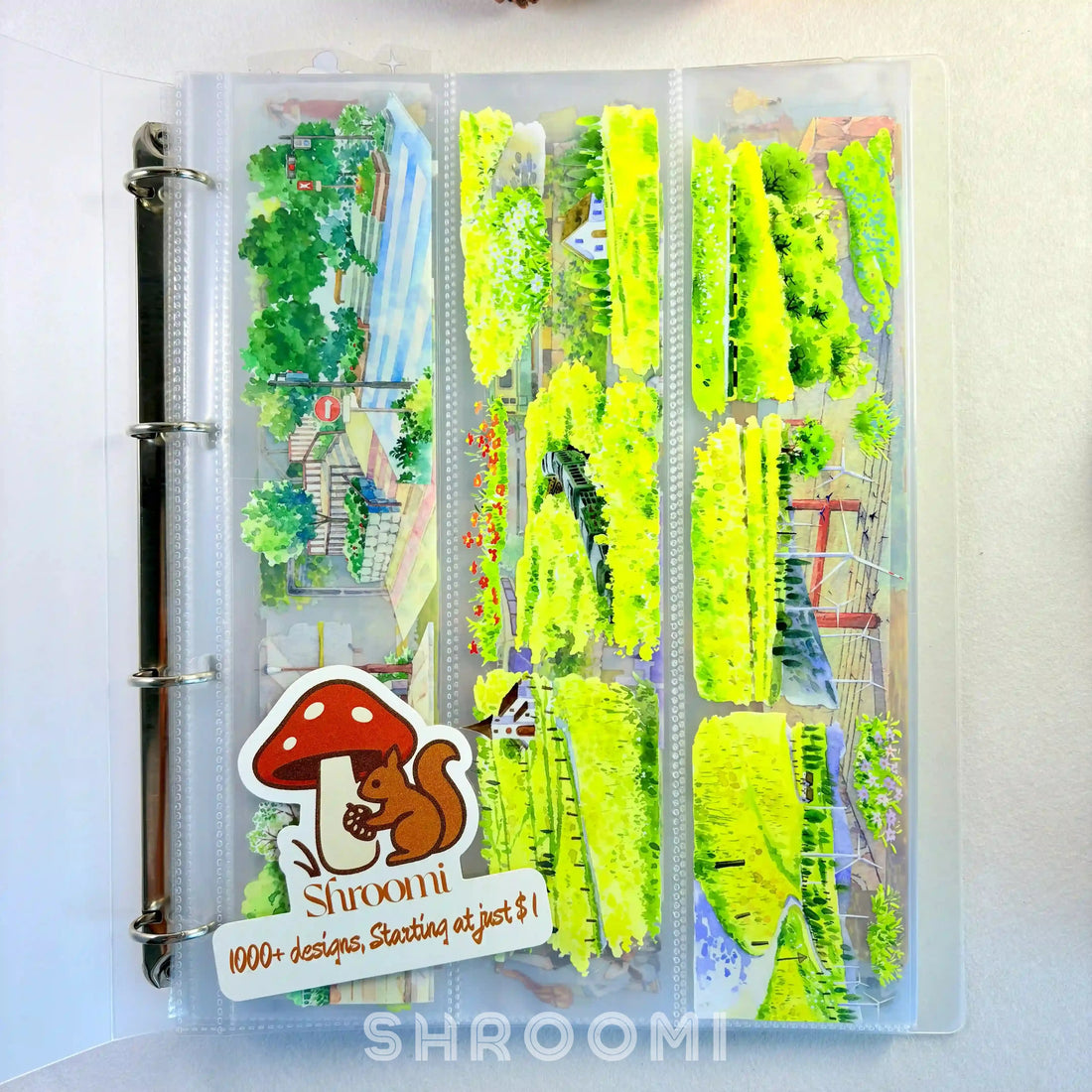 Washi Tape Storage Album Washi Tape Storage Album | Sticker & Sample Organizer Book