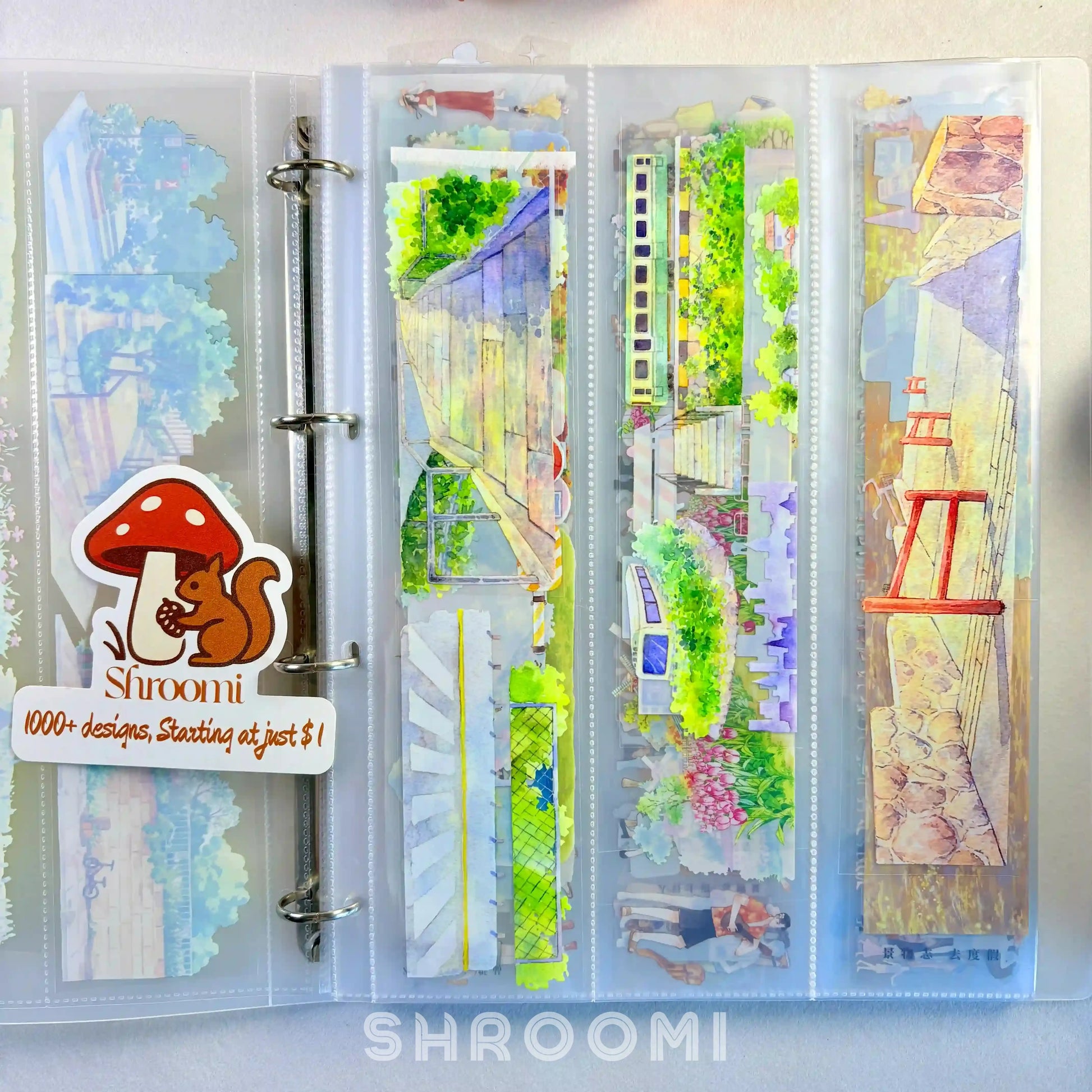 Washi Tape Storage Album Washi Tape Storage Album | Sticker & Sample Organizer Book