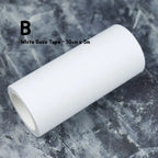 White base tape with release paper, showcasing a clean, smooth texture and easy-to-peel backing for versatile use.