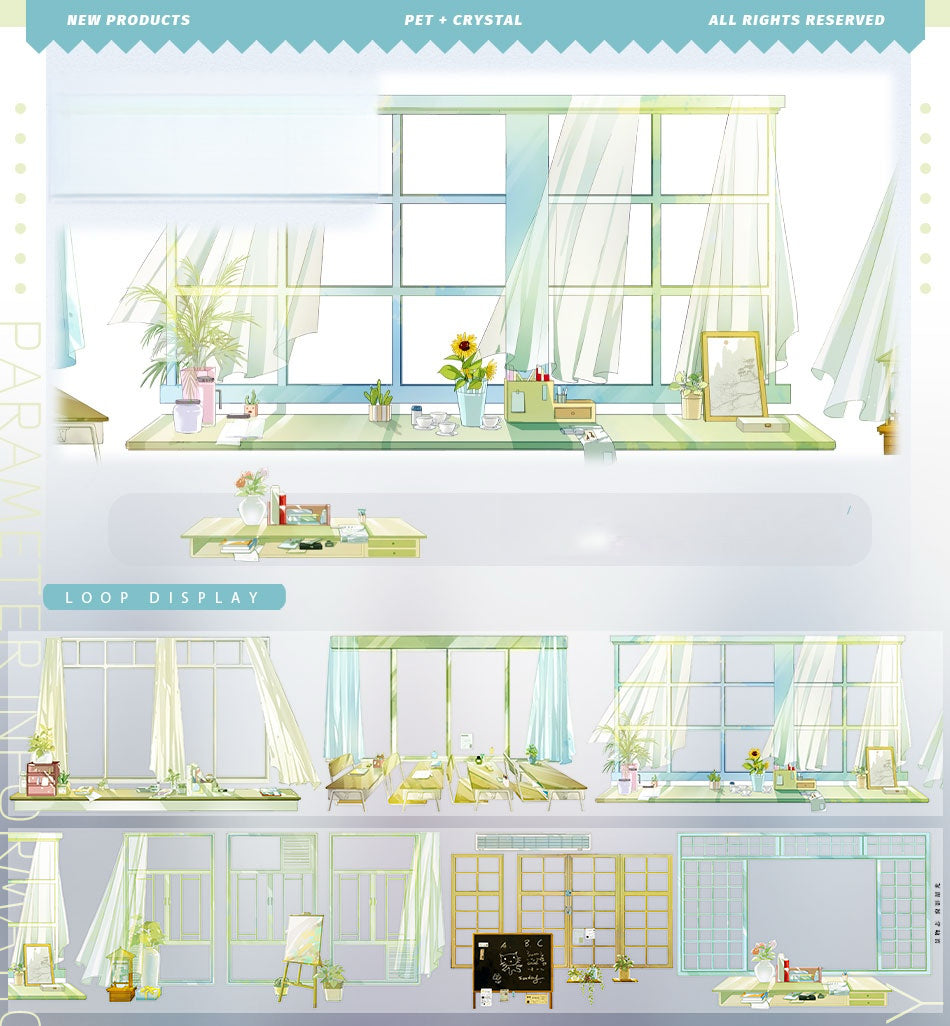 Windows & Corridor Collection Vol.1 - 9 Styles