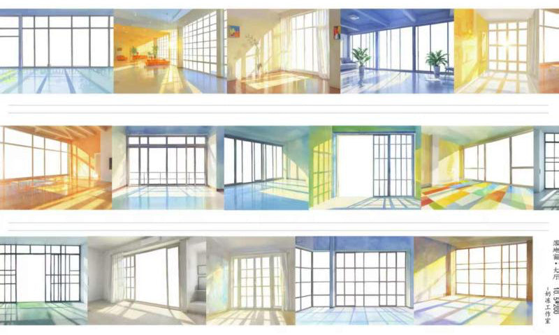Windows & Corridor Collection Vol.1 - 9 Styles