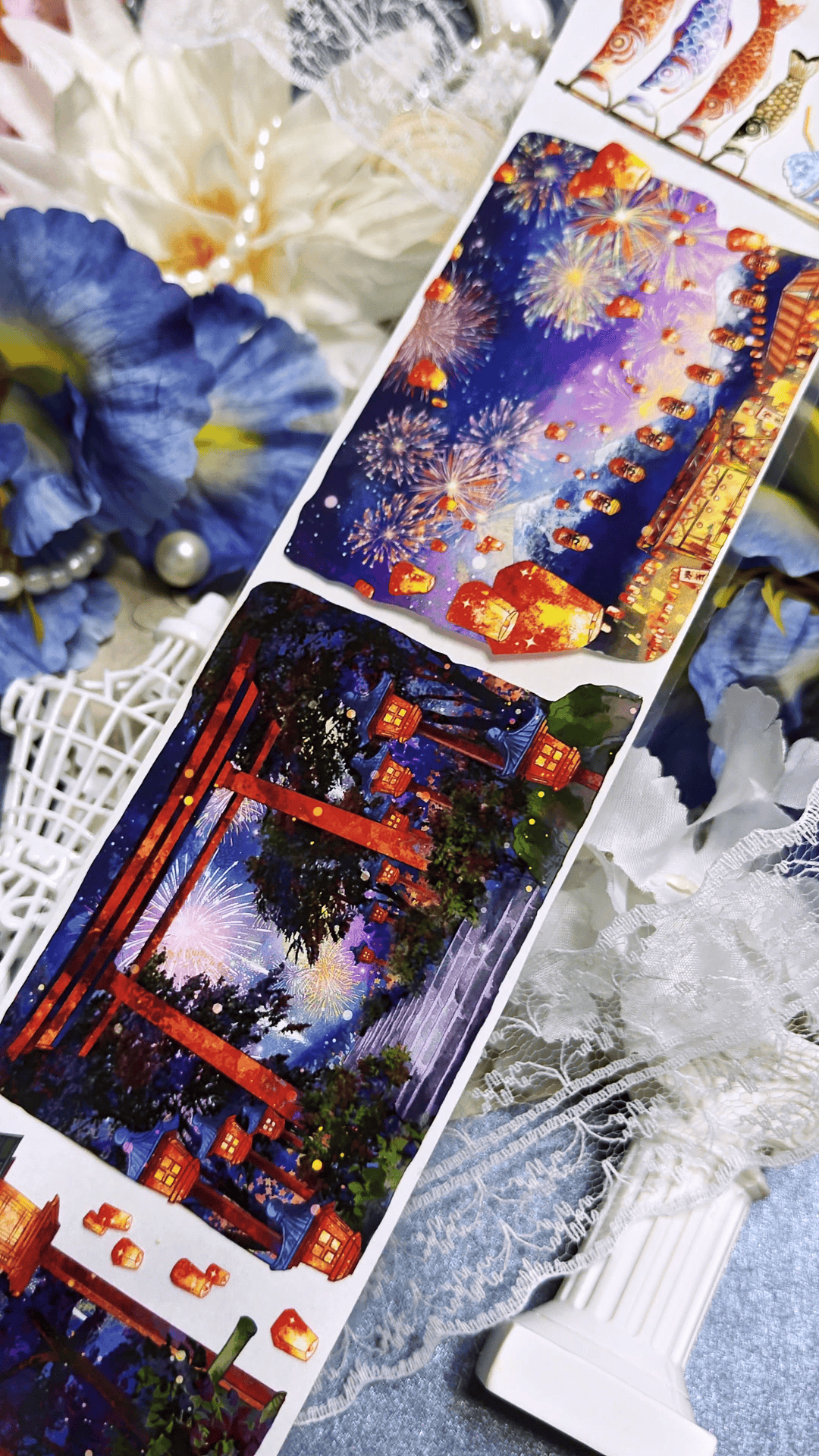 Torii Fireworks Night PET Tape - Whole Roll Torii Fireworks Night PET Tape | Shroomi