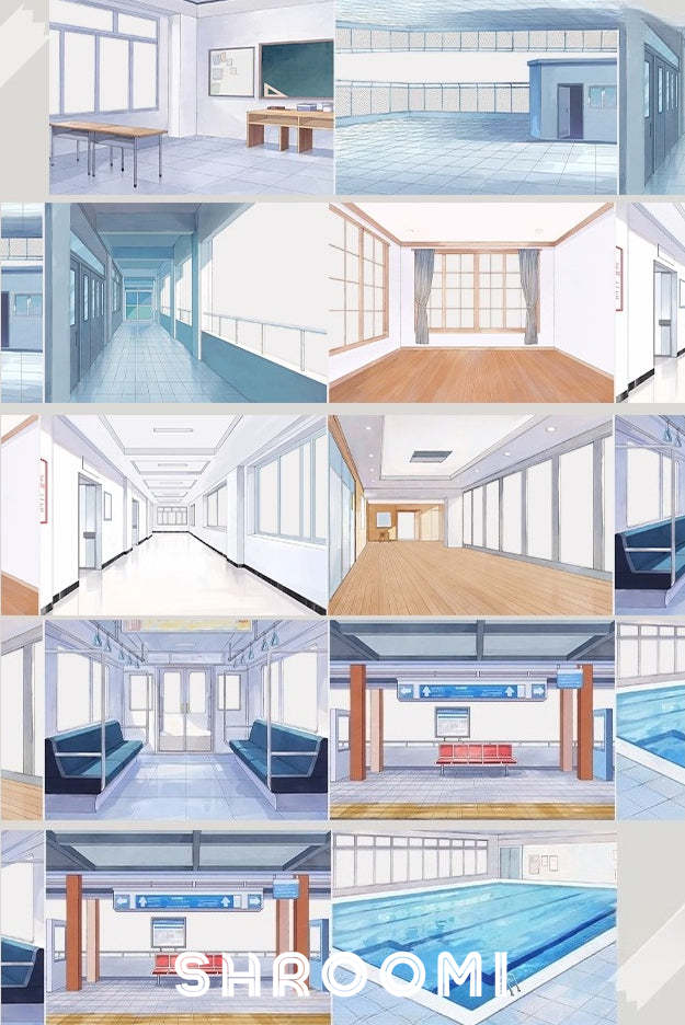 Modern Interiors PET Tape Modern Spaces Divider PET Tape – Contemporary Background Tape