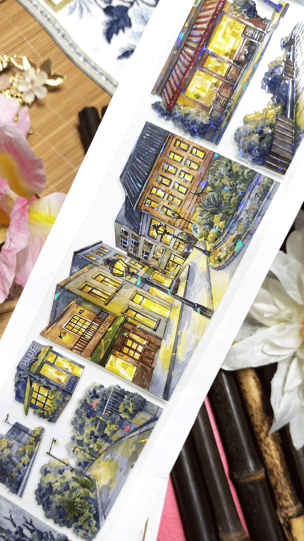 Old Town Night Streets PET Tape - Whole Roll Old Town Night Streets PET Tape | Shroomi