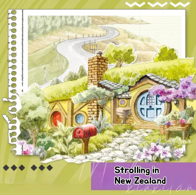 Strolling in New Zealand PET Tape TIMO