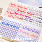 Notes & Quotes PET Sticker Collection