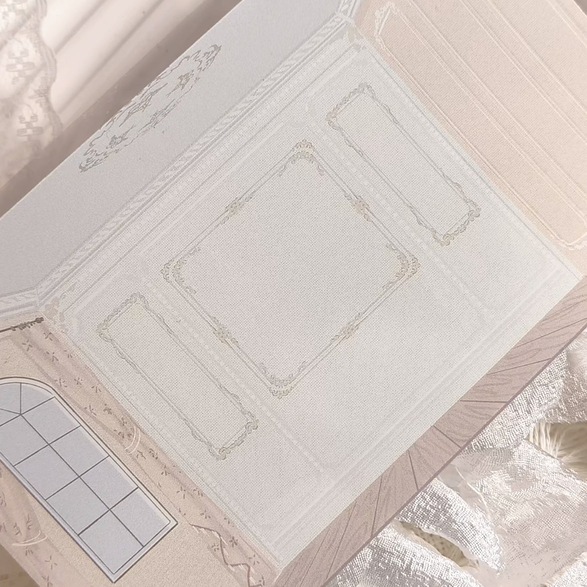 Bare Wall Fable decorative tape with a pearl shimmer finish