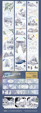 Snowy Mountain Town PET Tape Studio6