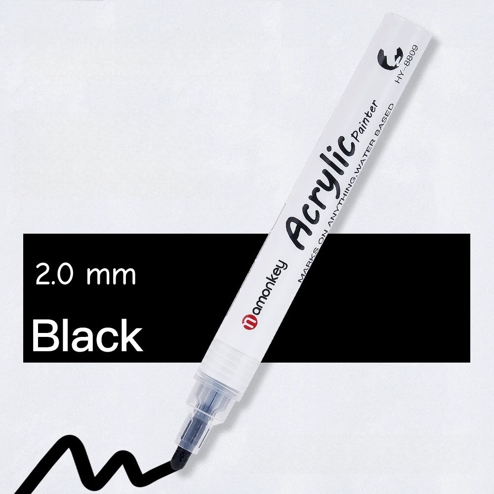 Acrylic liner markers