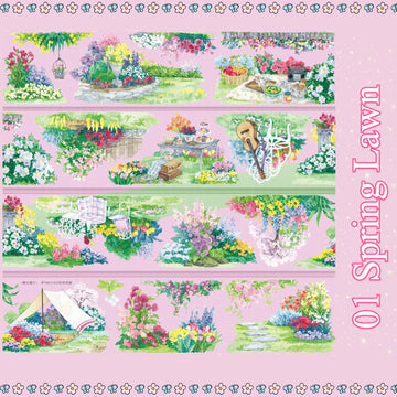 Spring Garden Path Decorative Tape