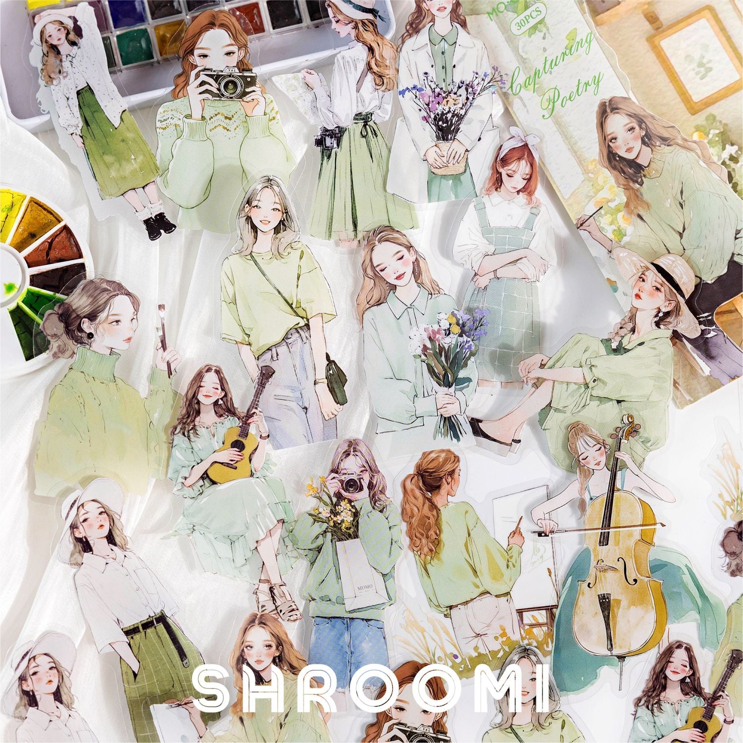 Urban Women Lifestyle Sticker Collection