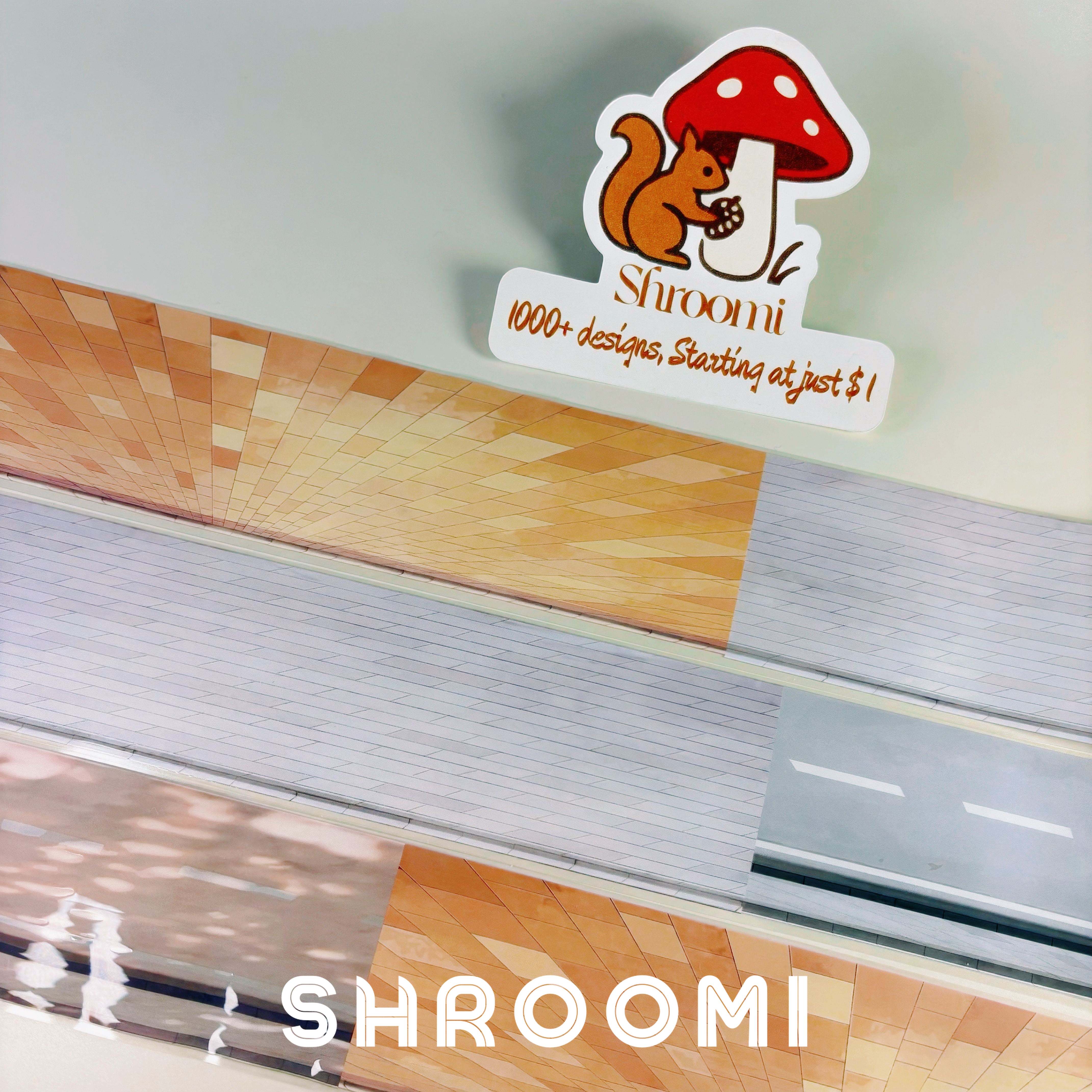 Street Pathway PET Tape Street Pathway PET Tape – Cute Street Scene Washi for Journaling