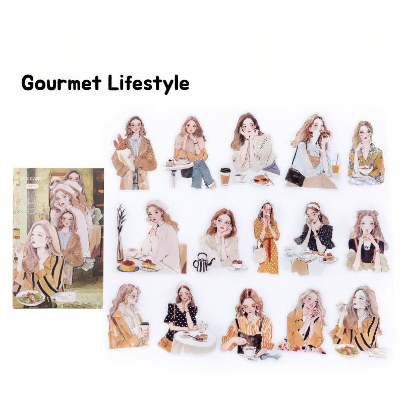 Urban Women Lifestyle Sticker Collection