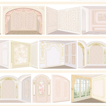 Bare Wall Fable decorative tape with a pearl shimmer finish