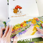 Garden Pathway PET Tape Garden Pathway PET Tape – Watercolor Floral Street Scenery