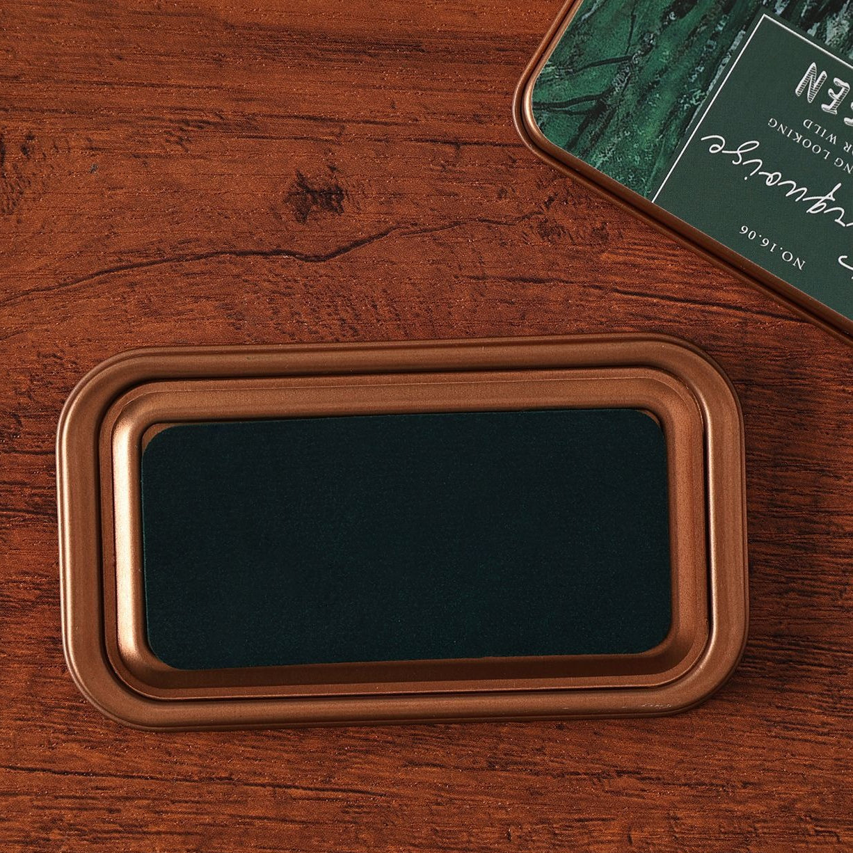 Nature palette cotton ink pad tins with metal cases, rich stamping colors, and vintage label artwork