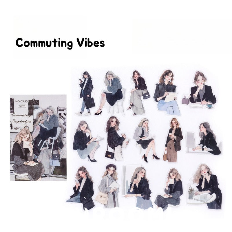 Urban Women Lifestyle Sticker Collection