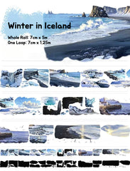 Iceland Scenery PET Tape