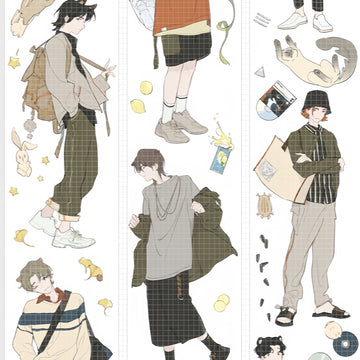 After Class character washi tape design for journaling