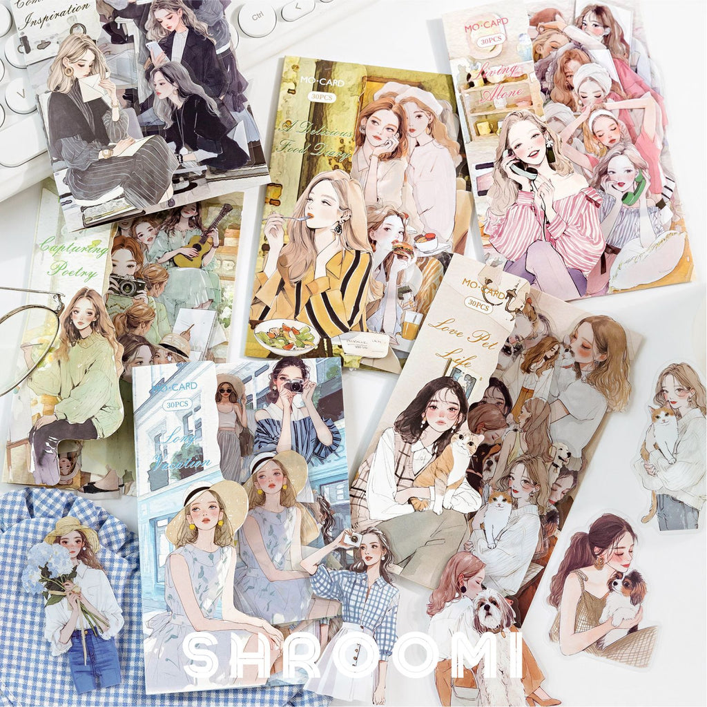 Urban Women Lifestyle Sticker Collection