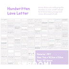 Notes & Quotes PET Sticker Collection
