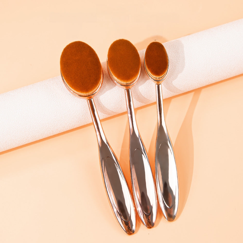 Rose gold ink blending brushes with soft brush heads
