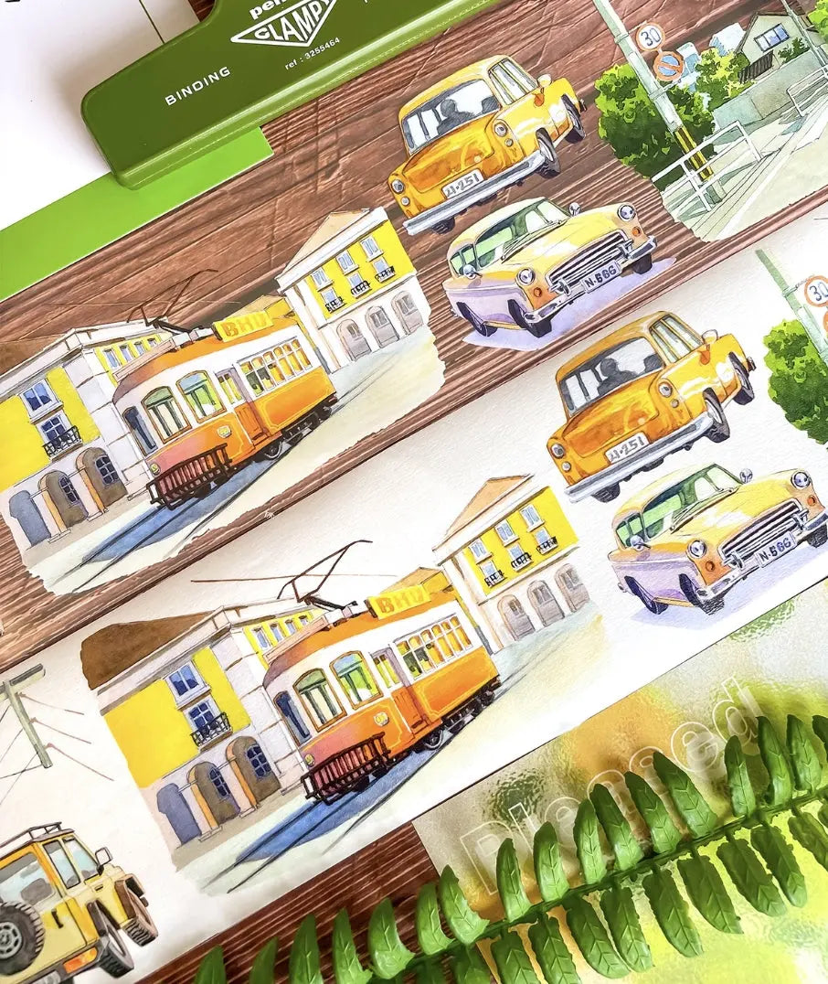 Drive & Dwell · Road Trip & Camping Tape Drive & Dwell PET/Washi Tape | Road Trip & Camping Scenery