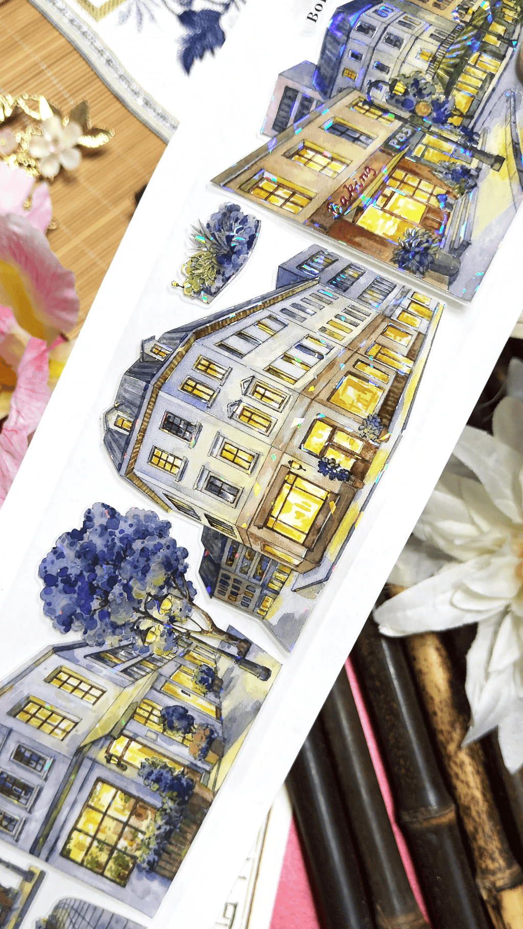 Old Town Night Streets PET Tape - Whole Roll Old Town Night Streets PET Tape | Shroomi