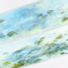Clear Stream Bed PET Tape - Landscaping Design - Shroomi