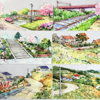 Countryside PET Scene Making Tape - Shroomi