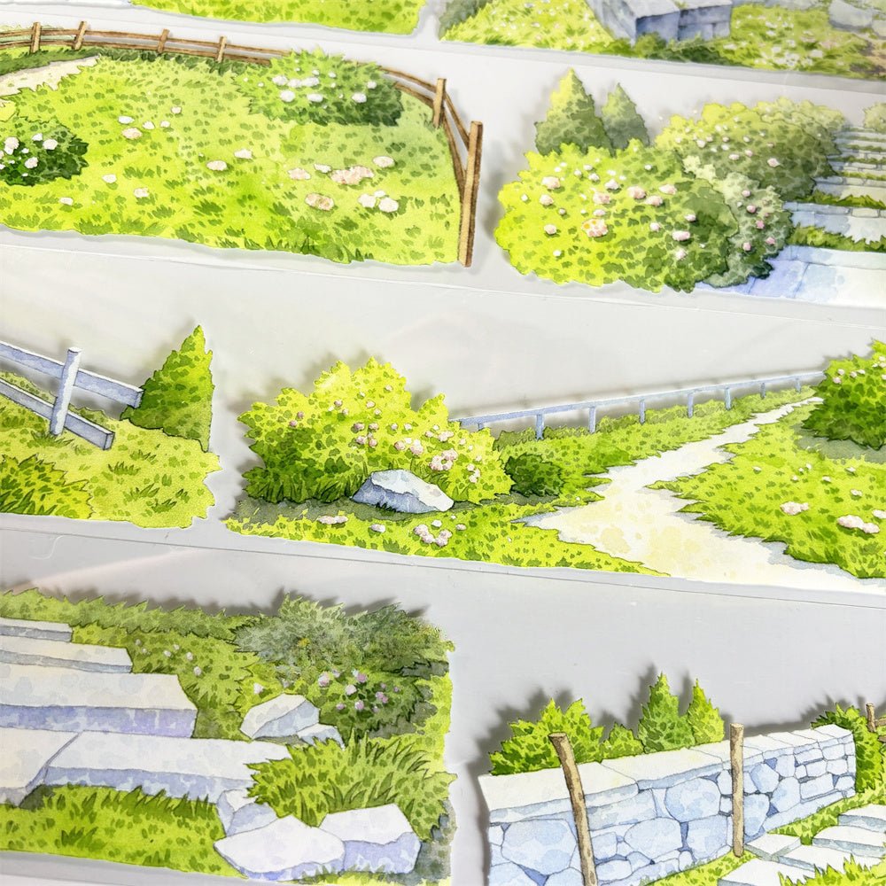 Countryside Terrace PET Tape - Shroomi