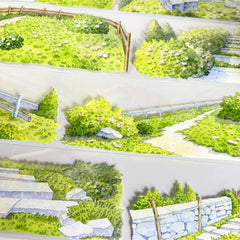 Countryside Terrace PET Tape - Shroomi