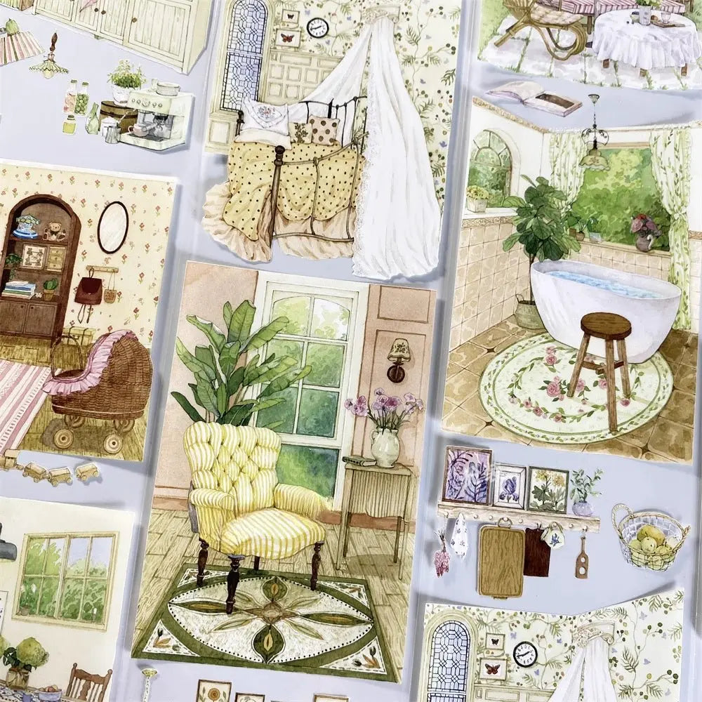 Cozy Interior Scene PET Tape - Shroomi