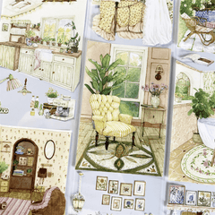 Cozy Interior Scene PET Tape - Shroomi