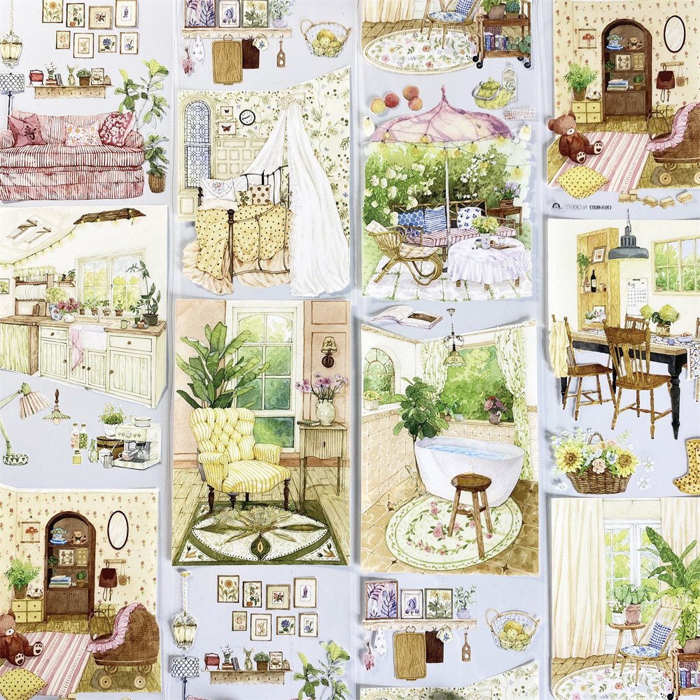 Cozy Interior Scene PET Tape - Shroomi