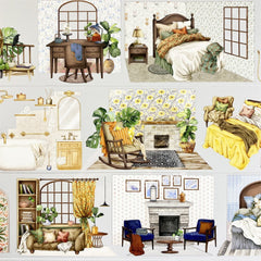 Cozy Interior Scenes PET Tape - Shroomi
