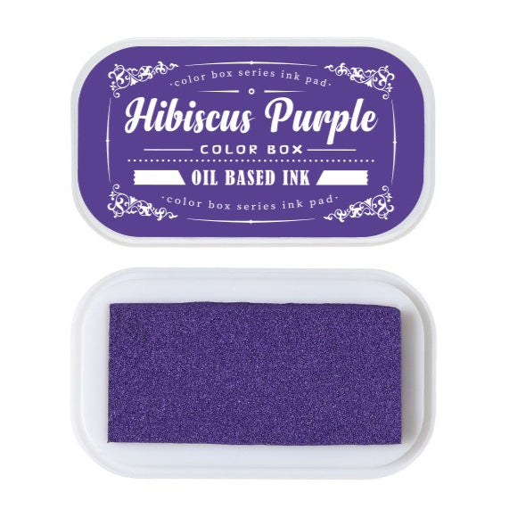 Vintage oil-based ink pad set with colorful retro label cases for rubber stamps, planners, tags, and paper crafts