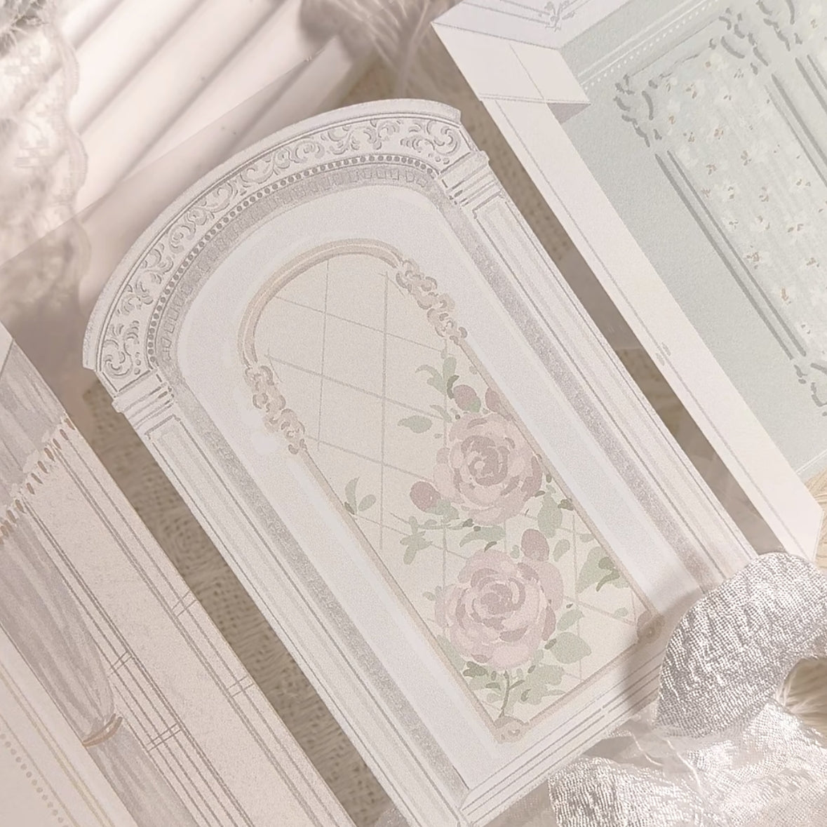 Bare Wall Fable decorative tape with a pearl shimmer finish