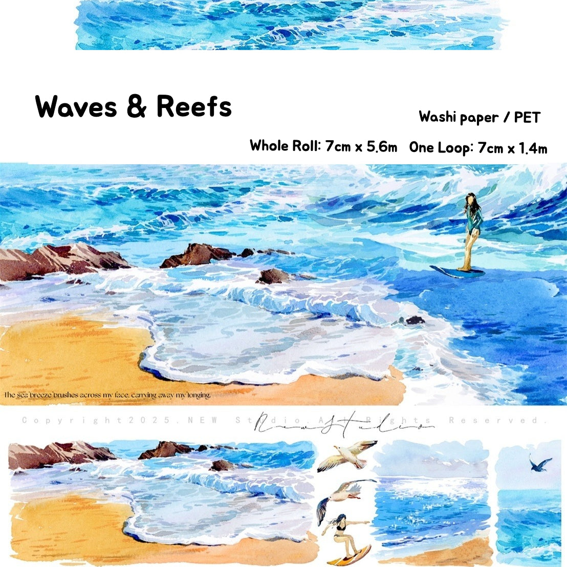 Nature Scenes PET Tape · Multiple Designs Available