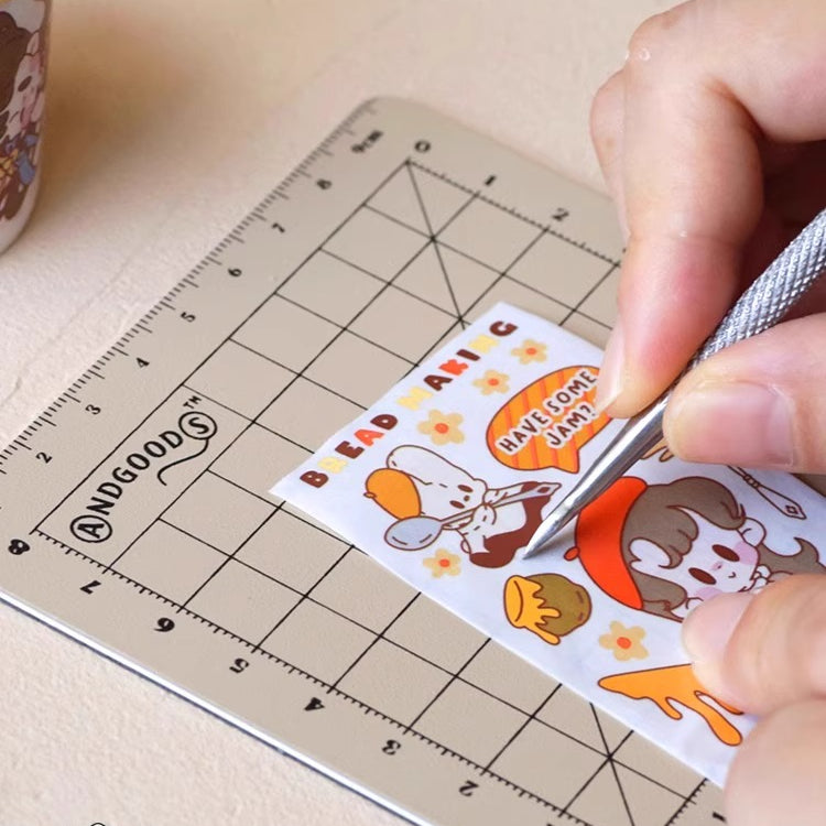 Mini Journal Craft Mat Cutting Pad Small Handheld Crafting Mat | Precision Cutting Pad for Journaling & DIY